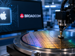 Representative image of advanced semiconductor manufacturing as Apple Inc.’s multiyear chip commitment strengthens Broadcom Inc.’s custom silicon, AI infrastructure and U.S. production outlook.