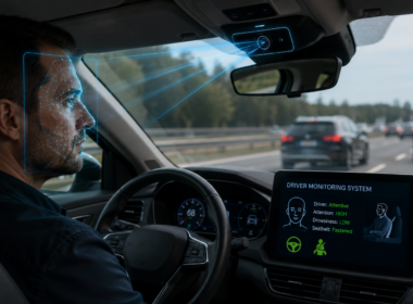 Representative image of in-vehicle driver-monitoring technology as Seeing Machines Limited scales automotive royalties and production volumes ahead of a crucial October 2026 refinancing deadline.