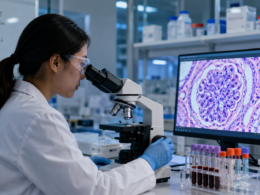 Laboratory research into primary immunoglobulin A nephropathy highlights the growing competition among kidney disease therapies as Novartis AG secures full United States Food and Drug Administration approval for Fabhalta to slow kidney function decline. Representative image.