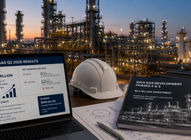 ADNOC Gas’ Q2 2026 profit beat guidance despite a steep year-on-year decline, while the $8.2 billion Rich Gas Development expansion and higher 2030 EBITDA growth target shift investor attention toward the company’s larger long-term growth platform. Representative image.