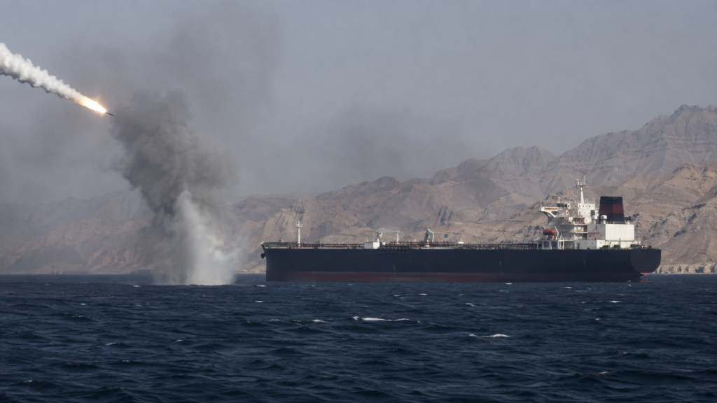 A fresh missile attack on an ADNOC-linked vessel has intensified Strait of Hormuz security concerns just as Iran and Oman move closer to a new shipping arrangement for the vital global energy route. Representative image.