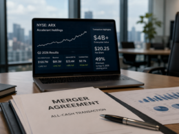 Accelerant Holdings’ $4 billion-plus take-private deal with Thoma Bravo values the specialty insurance risk exchange operator at $20.25 per share, a 49% premium to its August 12 closing price, ending its public-market run just over a year after its New York Stock Exchange debut. Representative image.