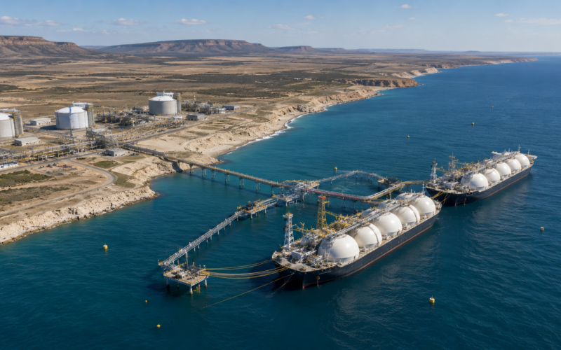 Argentina LNG’s $51 billion RIGI filing by Eni S.p.A., YPF S.A. and XRG puts the Vaca Muerta-to-Río Negro export project at the centre of Argentina’s push to build a globally competitive liquefied natural gas industry. Representative image.