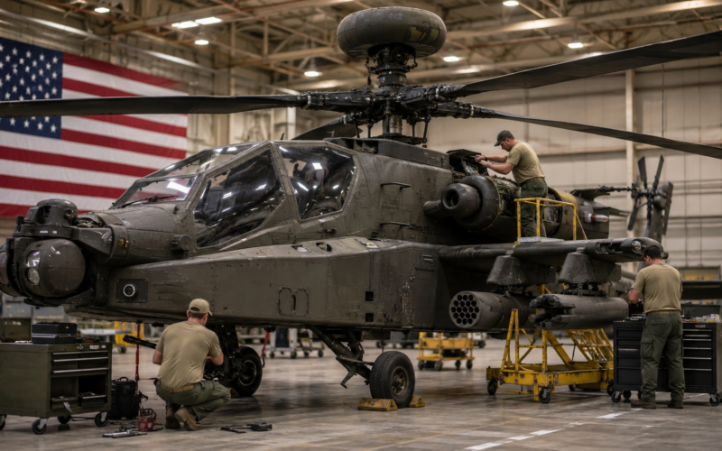 Boeing’s $636.1 million US Army Apache sustainment contract modification