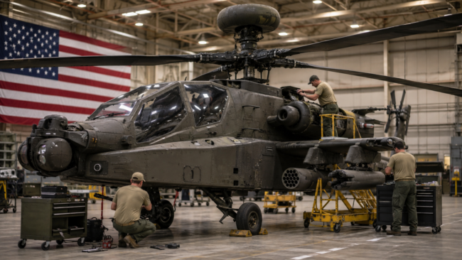Boeing’s $636.1 million US Army Apache sustainment contract modification