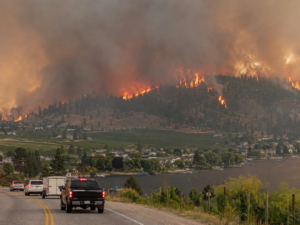 British Columbia’s Bald Range wildfire has forced more than 20,000 residents from Summerland, Peachland and surrounding Okanagan communities as the province battles an escalating wildfire emergency. Representative image.