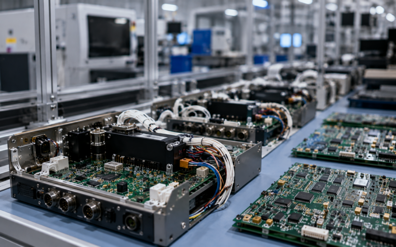 Centum Electronics has increased its standalone order book 31% to about ₹1,800 crore while exiting loss-making overseas operations and focusing capital on Indian defence, aerospace, semiconductor-equipment and industrial electronics opportunities. Representative image.