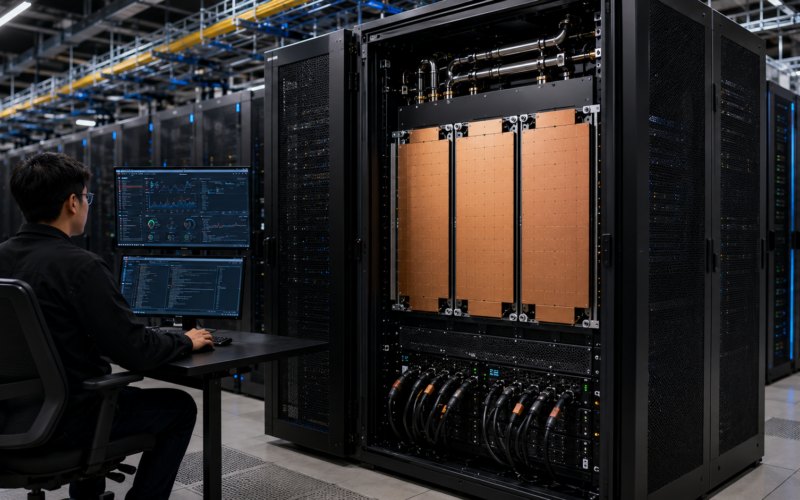Cerebras Systems has launched its CS-4 rack-scale artificial intelligence system with WSE-3 Turbo processors and a modular architecture aimed at faster AI inference, as the company expands data centre capacity and scales its cloud business. Representative image.