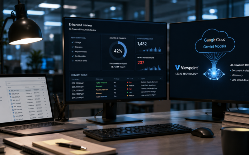 Conduent is expanding its enterprise AI strategy by integrating Google Gemini models into the Viewpoint legal technology platform, targeting faster document review, eDiscovery and data breach response. Representative image.
