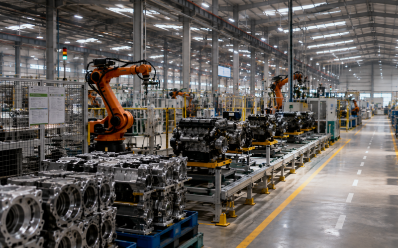 Escorts Kubota and Minda Corporation have moved ₹3,191 crore of planned manufacturing investment in the YEIDA region toward physical execution, with the projects expected to create more than 10,000 jobs and expand industrial capacity. Representative image.