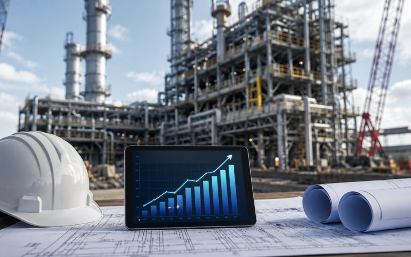 Fluor Corporation’s second-quarter 2026 earnings beat and sharp share-price rally put its $25.7 billion project backlog, improving execution and margin sustainability back in focus for investors. Representative image.