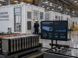Form Energy's $750 million Series G will expand 100-hour iron-air battery production as an 80 GWh backlog from utilities and AI infrastructure tests manufacturing scale. Representative image.