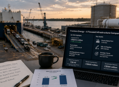 Frontera Energy’s post-divestment strategy is shifting toward infrastructure growth, with Puerto Bahía, its ODL pipeline stake and a planned LNG regasification project expected to drive future cash flow after the company returned C$590 million to shareholders. Representative image.