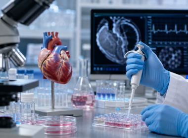Greenstone Biosciences is advancing NIH-backed research into potential cardiac fibrosis therapies for Duchenne muscular dystrophy using patient-derived stem cell models and AI-assisted drug discovery. Representative image.