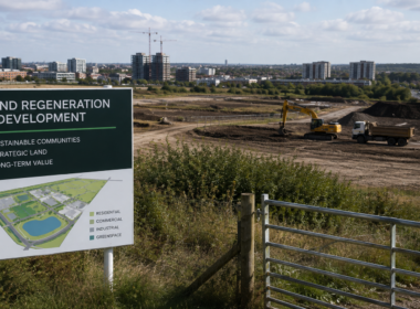 Harworth Group’s UK land regeneration portfolio is in focus after Peel Pepper’s 172.5 pence-per-share takeover proposal valued the property developer at about £582.9 million, raising questions over the value of its long-term development and data-centre pipeline. Representative image.
