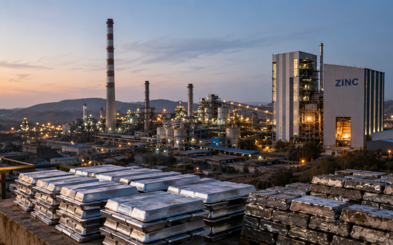 Hindustan Zinc Limited’s record ₹5,469 crore June-quarter profit was driven far more by stronger metal prices and foreign-exchange gains than by production growth, sharpening investor focus on the sustainability of its 2026 earnings surge. Representative image.