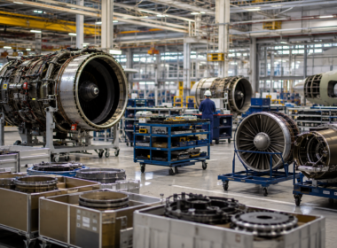 Honeywell Aerospace shares plunged after its 2026 outlook cut exposed supply-chain bottlenecks constraining Boeing, Airbus and higher-margin aftermarket growth despite strong aerospace demand. Representative image.
