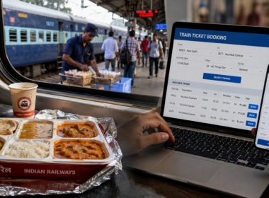 Indian Railway Catering and Tourism Corporation Limited (IRTC) reported strong Q1 FY27 revenue growth led by catering, but weaker EBITDA and a sharp margin contraction highlighted pressure from sluggish internet-ticketing growth and higher technology costs. Representative image.