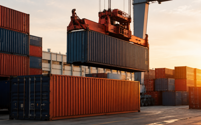 India’s proposed Container Manufacturing Assistance Scheme carries a ₹10,000 crore five-year outlay and targets annual domestic capacity of up to 7.5 lakh TEUs, potentially expanding the country’s container manufacturing base roughly tenfold. Representative image.