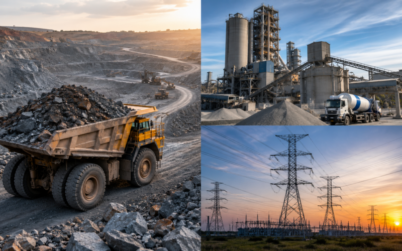 India’s core industries maintained solid momentum in July 2026 as iron ore production surged 29.5%, cement output climbed 13.1% and electricity generation rose 9%, helping the Index of Core Industries expand 5.4% year on year. Representative image.