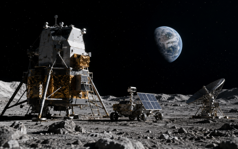 Intuitive Machines’ record second-quarter revenue and US$1.76 billion backlog highlight the scale gained through Lanteris Space Systems, while profitability and cash flow remain the next test for its expanding space business. Representative image.