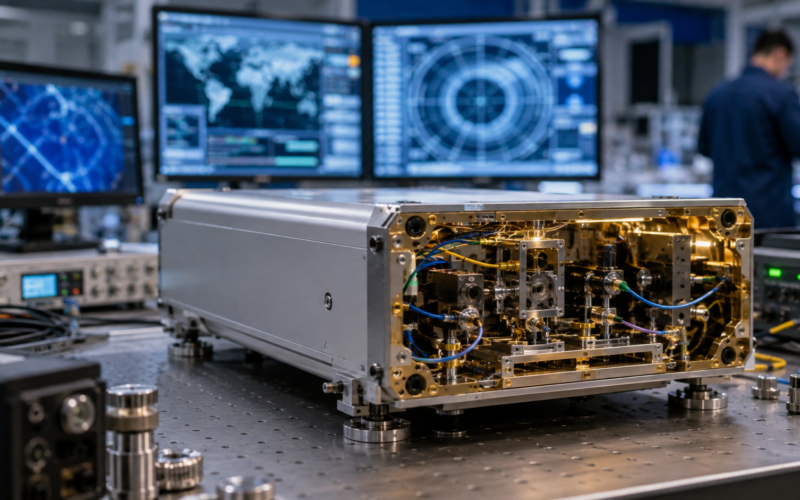 IonQ’s $28 million DARPA contract to manufacture 125 Evergreen-05 optical atomic clocks puts its expanding quantum sensing and defence technology strategy into focus. Representative image.