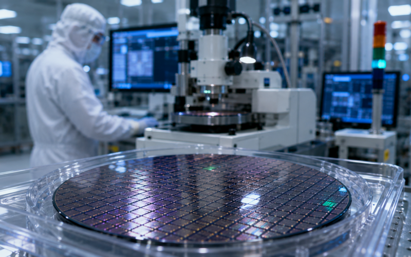 IonQ’s $1.8 billion acquisition of SkyWater Technology gives the quantum computing company control of a Pentagon-accredited semiconductor foundry, while raising fresh questions over capital intensity, integration risk and persistent losses. Representative image.