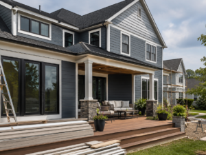 James Hardie Industries share price jumped after stronger Q1 FY27 earnings and a raised outlook, putting AZEK integration, housing demand and debt reduction in focus. Representative image.