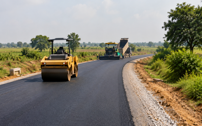 K2 Infragen’s ₹390.91 crore Telangana rural-road contract under Hybrid Annuity Mode is worth more than twice the company’s FY26 revenue, significantly expanding its project pipeline while requiring execution through a dedicated special purpose vehicle. Representative image.