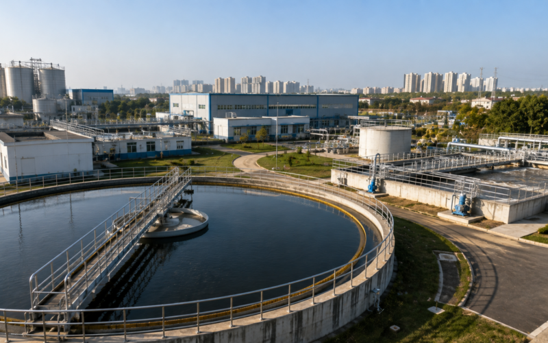 Krystal Integrated Services has secured a 40% share worth about ₹296 crore in two Maharashtra sewage infrastructure contracts, marking a significant expansion from integrated facilities management into urban EPC and wastewater infrastructure. Representative image.