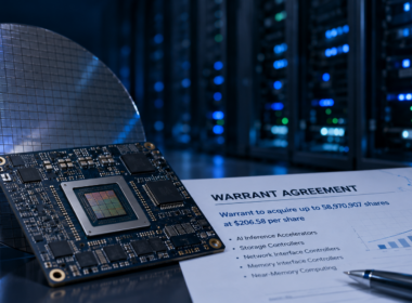 Marvell Technology’s expanded Google custom-chip relationship includes warrants covering up to 58.97 million shares, with most vesting tied to qualifying AI semiconductor revenue rather than an immediate $12.18 billion investment. Representative image.