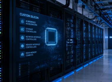 Marvell Technology’s expanded Google custom silicon agreement could reshape the AI semiconductor race, with potential revenue reaching about $120 billion through fiscal 2033 as demand grows for inference accelerators, networking, storage and memory technologies tied to Google’s Tensor Processing Unit ecosystem. Representative image.