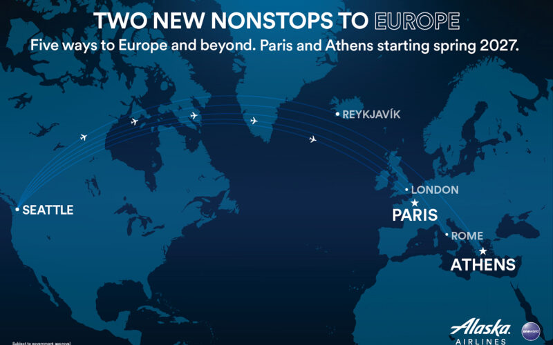Alaska Airlines pushes deeper into Europe with Athens and Paris as Hawaiian merger unlocks widebody growth