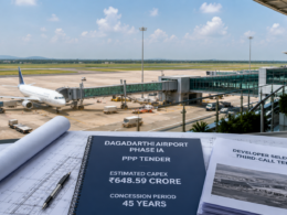Andhra Pradesh Airports Development Corporation has restarted developer selection for Dagadarthi Airport through a third-call PPP tender, with Phase IA carrying estimated capex of ₹648.59 crore and a 45-year concession period. Representative image.