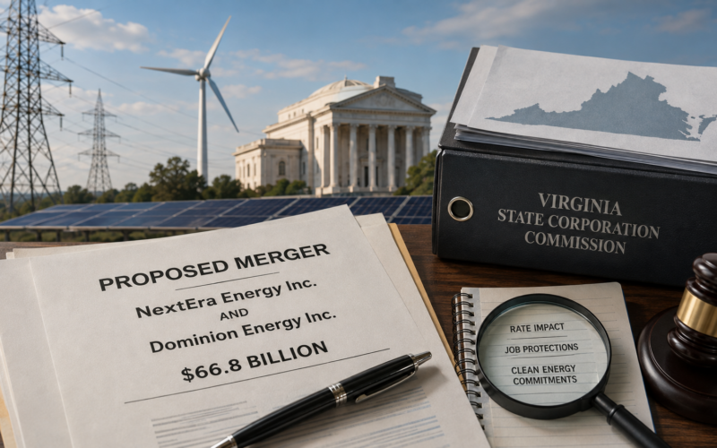 NextEra Energy’s proposed $66.8 billion combination with Dominion Energy faces heightened Virginia regulatory scrutiny as the State Corporation Commission weighs potential conditions around customer rates, jobs and clean-energy commitments. Representative image.