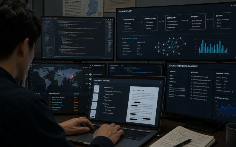 North Korea-linked Kimsuky is reportedly testing local AI models, retrieval-augmented generation and coding tools to make phishing, stolen-document analysis and cyber espionage workflows more scalable. Representative image.