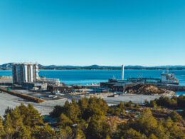 The Northern Lights CCS Project terminal in Øygarden, Norway, where liquefied CO₂ is received before offshore storage as the network expands toward more than 5Mtpa capacity by 2028.