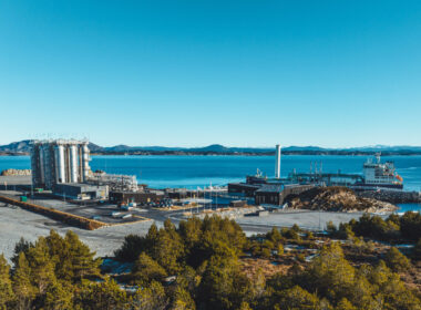The Northern Lights CCS Project terminal in Øygarden, Norway, where liquefied CO₂ is received before offshore storage as the network expands toward more than 5Mtpa capacity by 2028.