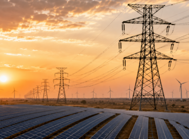 Power Grid Corporation of India has emerged as the successful bidder for a Gujarat transmission system designed to integrate 6.5 GW of renewable energy capacity, with a discovered annual tariff of ₹822.91 crore. Representative image.