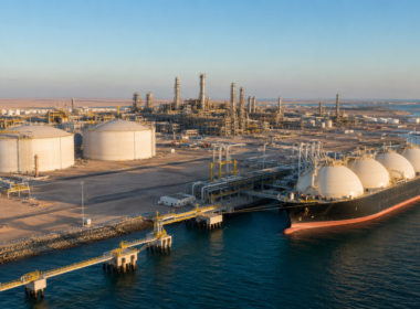 LNG export terminal infrastructure in Abu Dhabi, illustrating how ADNOC’s 9.6Mtpa Ruwais LNG Project aims to expand UAE gas exports with a clean-powered plant scheduled for 2028 start-up. Representative image.