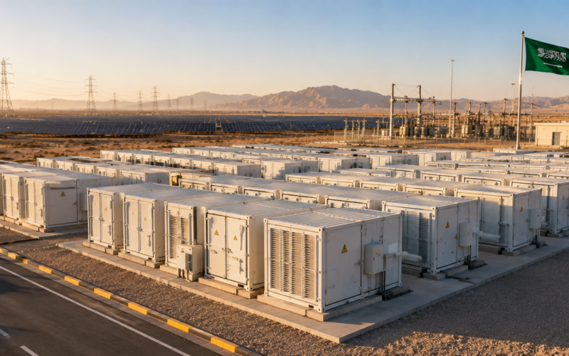 Saudi Arabia is advancing four battery energy storage projects totaling 2,000 MW and 8,000 MWh, backed by more than SAR4.35 billion in commitments as the kingdom builds large-scale storage capacity to support renewable power across Makkah, Hail and Qassim. Representative image.