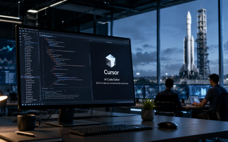 SpaceX’s $60 billion acquisition of Anysphere brings the Cursor AI coding platform into its expanding artificial intelligence strategy, putting the focus on whether greater compute scale can help Cursor regain lost market share. Representative image.