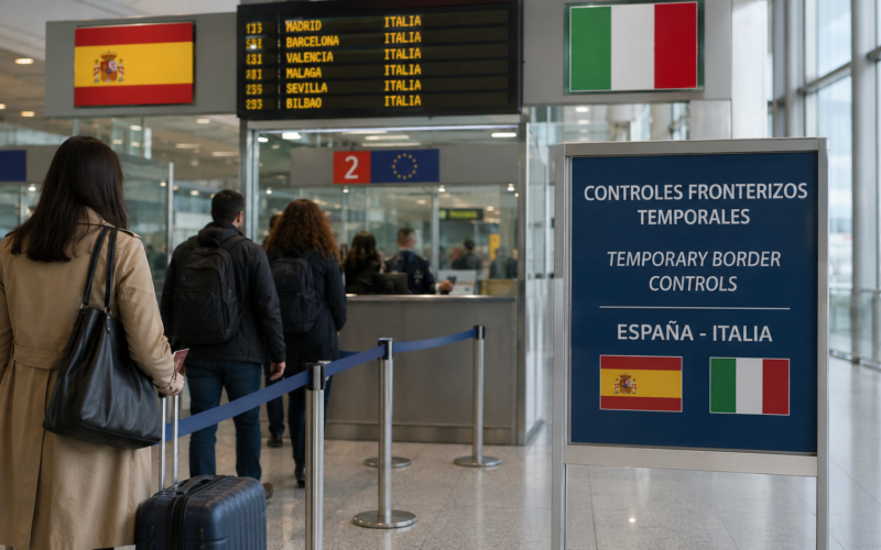 Spain’s temporary border controls on travellers arriving from Italy have escalated the Ceuta migration crisis into a wider Schengen dispute, raising fresh questions over passport checks and free movement across Europe. Representative image.