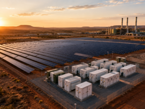 APA Group is advancing the A$259 million Sybella Creek Solar Farm and Battery Energy Storage System in Mount Isa, combining 72 MW of solar generation with a 52 MW/104 MWh battery and existing gas-fired power infrastructure under a long-term supply agreement with Ernest Henry Mining. Representative image.