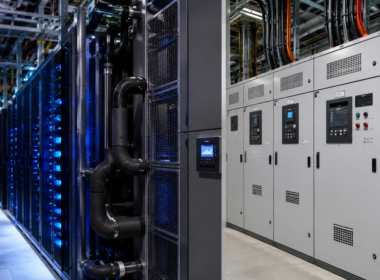 Trane Technologies and Eaton Corporation are combining advanced thermal management and medium-voltage power distribution in a new AI data centre reference design aimed at improving energy efficiency, lowering installation costs and reducing copper requirements for next-generation AI infrastructure. Representative image.