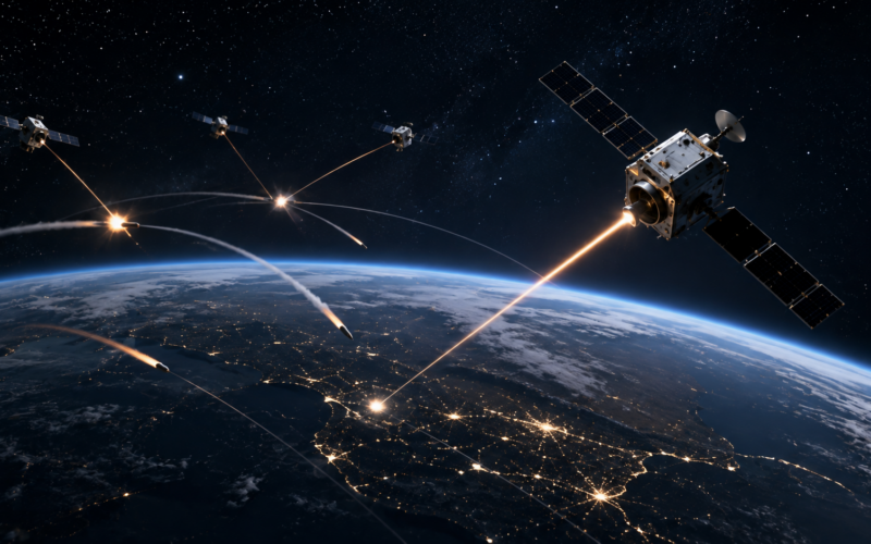 The U.S. Space Force’s Golden Dome programme is advancing early tests of space-based interceptors, putting major defence contractors and emerging space companies in contention for a potentially transformative missile-defence architecture. Representative image.