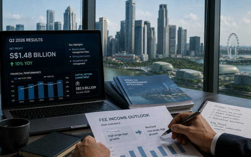 United Overseas Bank’s second-quarter 2026 profit beat highlights record wealth management fees, a S$2.5 billion capital return programme and its strategic shift toward advisory-led wealth distribution after the UOB Asset Management sale. Representative image.