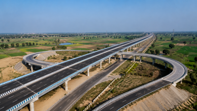 Uttar Pradesh has allocated about ₹15,400 crore for expressway and connectivity projects in its FY27 supplementary budget, with most funding directed toward land acquisition for the Vindhya Expressway, Ganga Expressway extensions and related road links. Representative image.