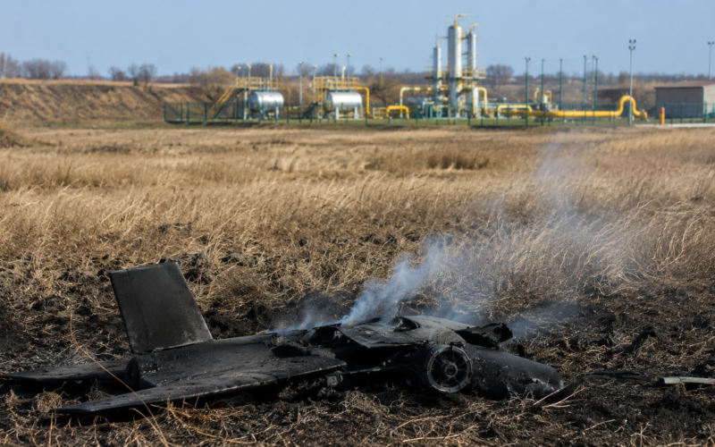An explosive drone crossed Romanian airspace into Bulgaria and detonated near strategic Trans-Balkan gas pipeline infrastructure, raising fresh questions over NATO drone detection. Representative image.