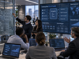 Accenture and Google Cloud expand enterprise artificial intelligence deployment through a dedicated Gemini Enterprise business group, highlighting the growing scale of AI consulting and cloud engineering. Representative image.